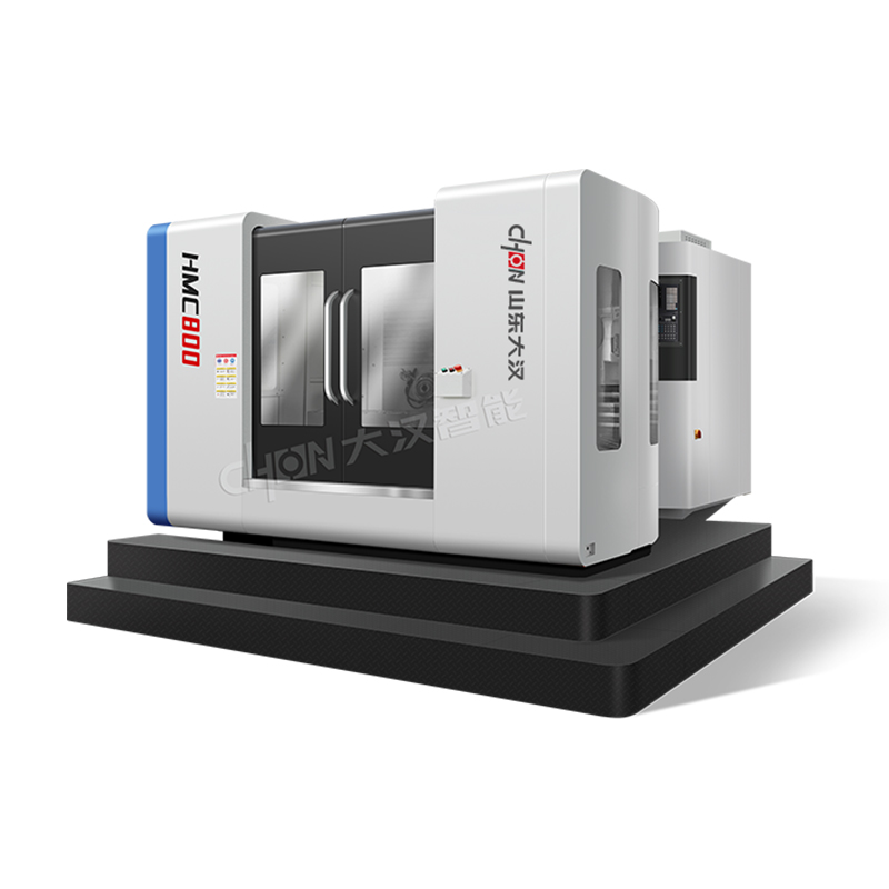 山东大汉智能HMC800：15吨倒T卧式加工中心，重切稳精双在线