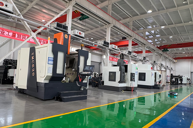 山东大汉 TMC630 天车五轴：重切稳、精度高，复杂大件一次加工到位